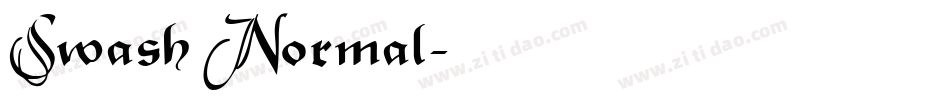 Swash Normal字体转换